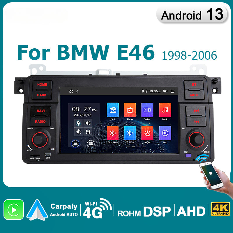 BMW E46 M3 318/320/325/330/335 Land Rover 75 1996-2007 Android 13 Car Radio 7'' Screen Android Auto Carplay