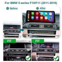 BMW 5 Series 2011-2016 F10 F11 F07 520i 525i 528i Car Radio Android13 Car Audio 12.3'' Screen Android Auto Carplay