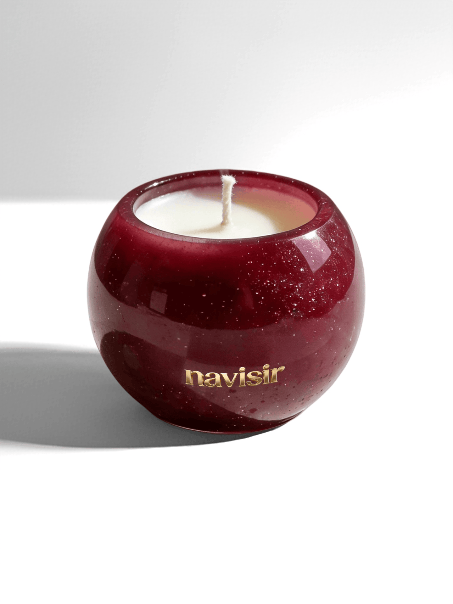 Navisir Burgundy Sparkle Scented Candle