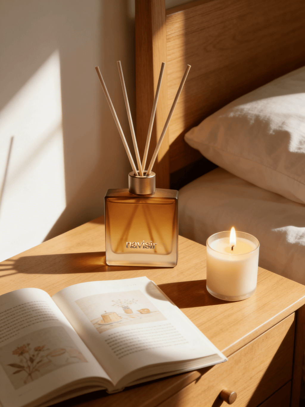 Navisir Warm Amber Scent Reed Diffuser