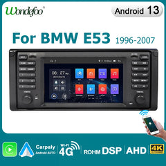 BMW X5 E53 5 Series E39 1996-2007 Android 13 Car Radio 7'' Screen Android Auto Carplay