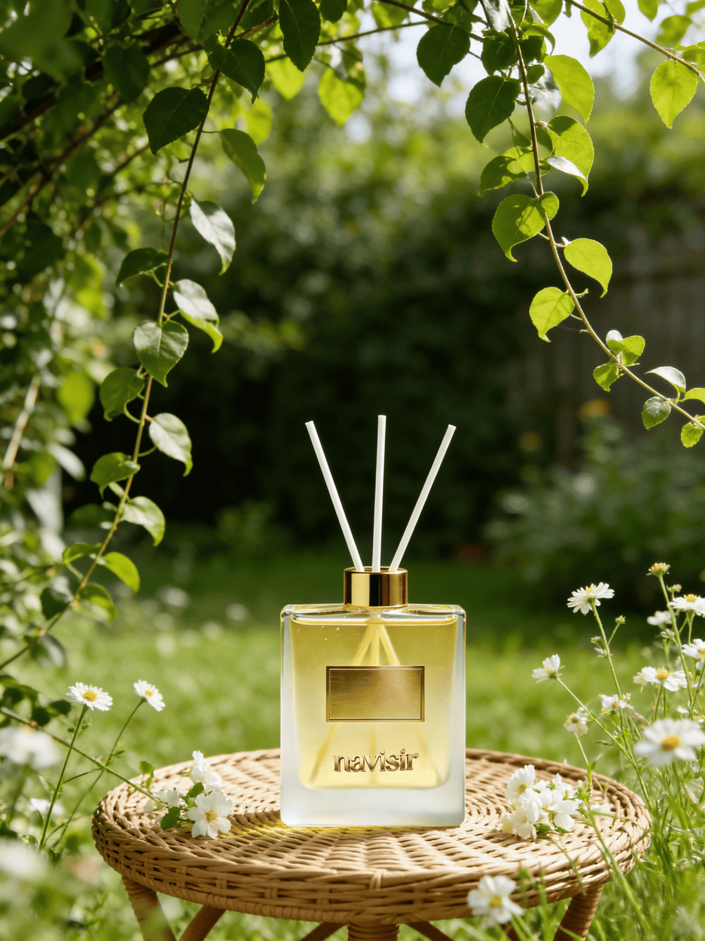 Navisir Minimalist Double Layer Glass Reed Diffuser