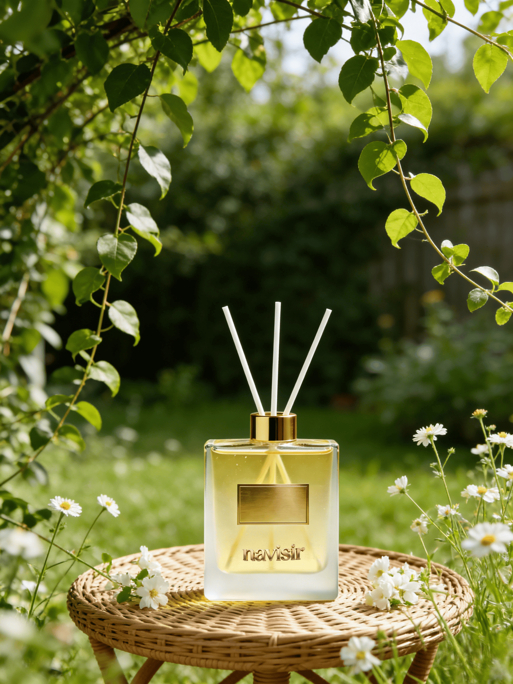 Navisir Minimalist Double Layer Glass Reed Diffuser