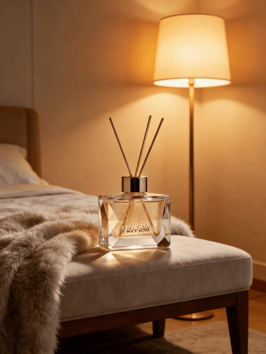 Navisir Premium Champagne Scent Reed Diffuser
