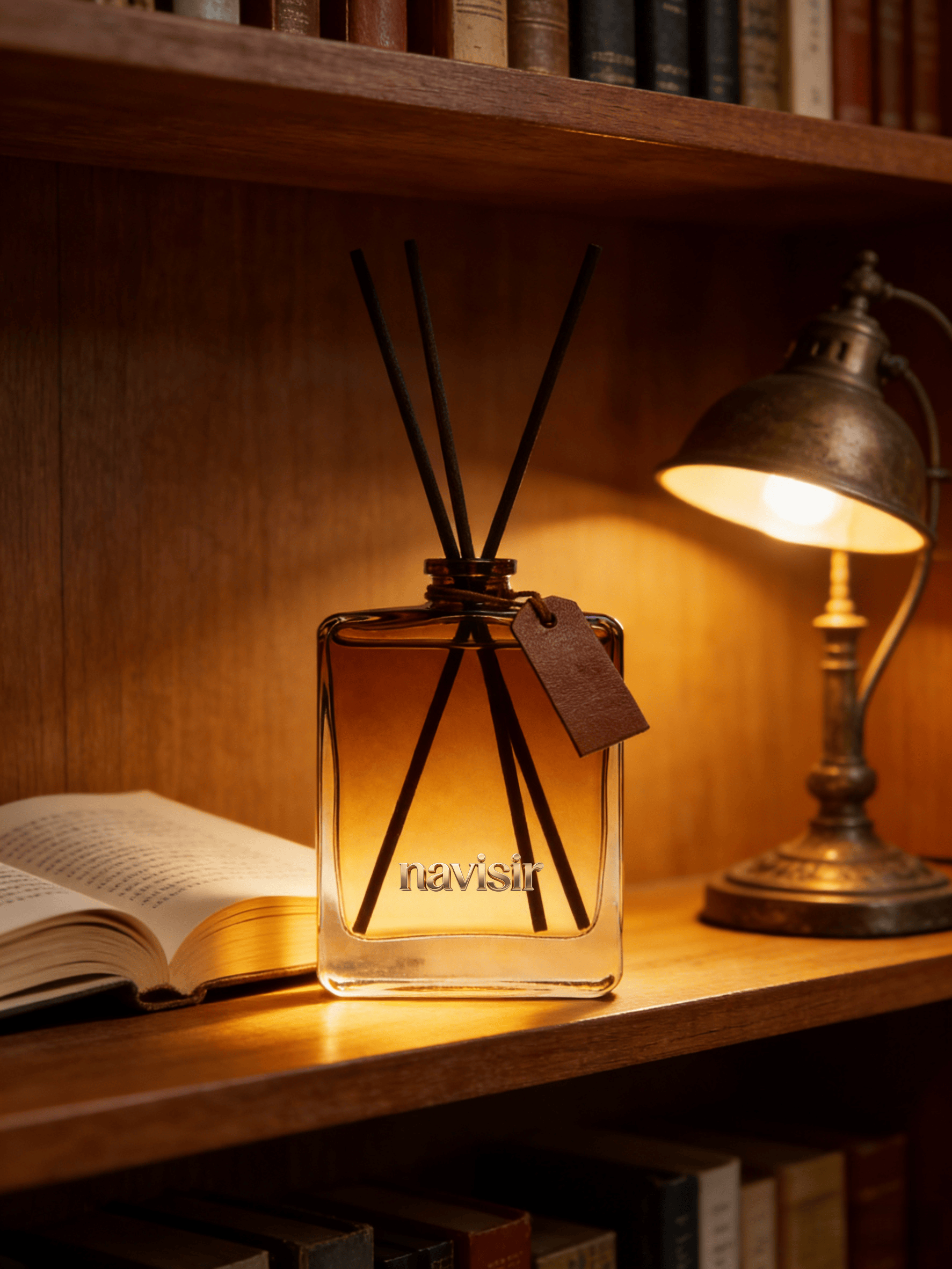 Navisir Leather Tag Reed Diffuser