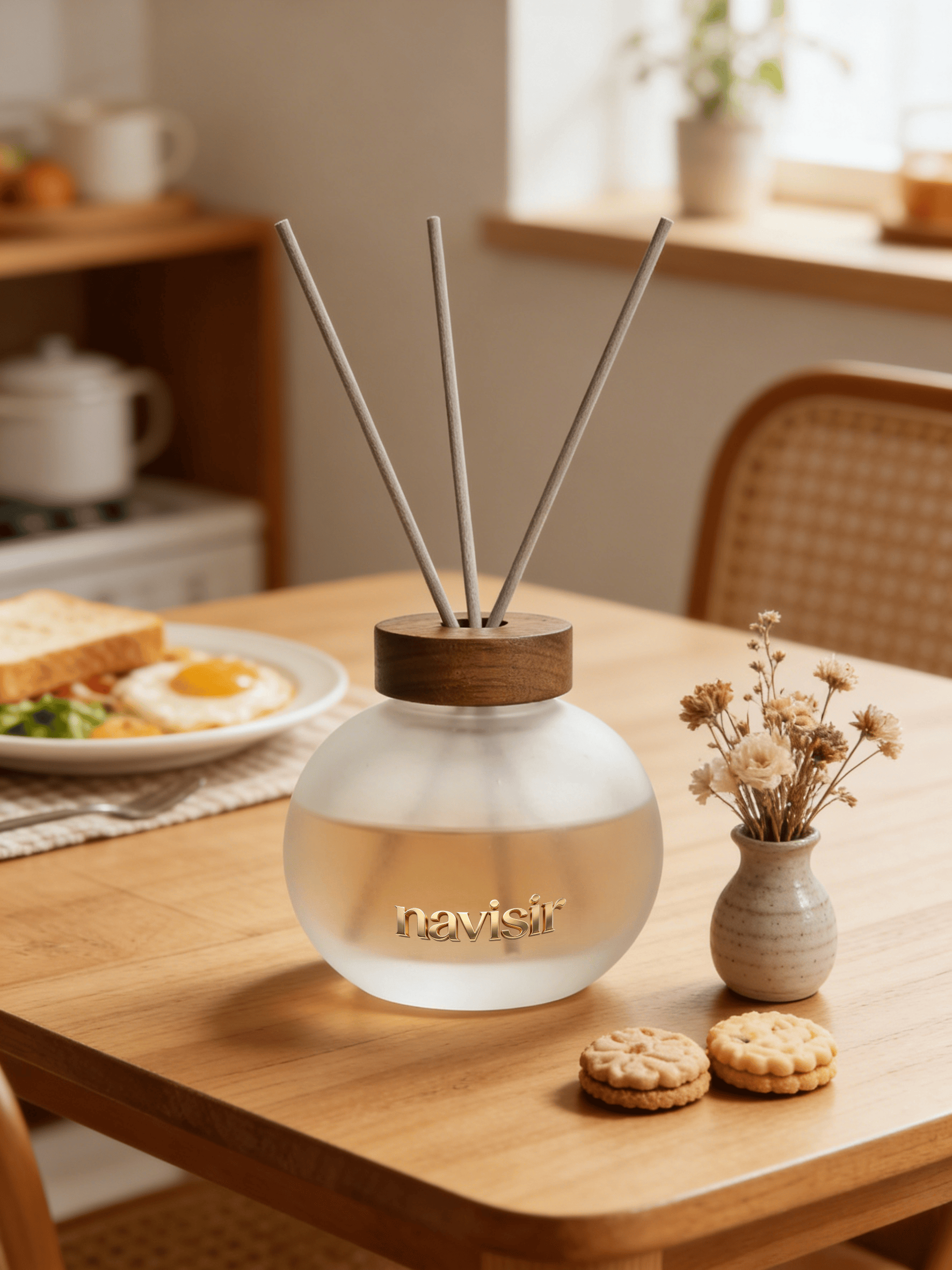 Navisir Wood Top Reed Diffuser