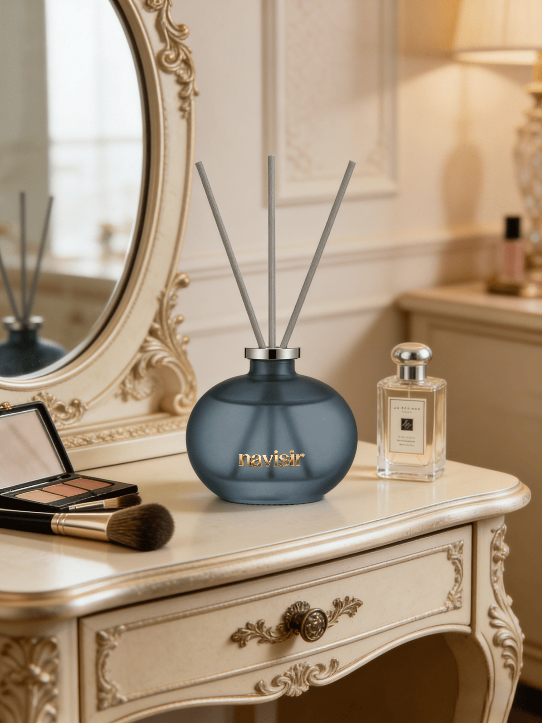Navisir Misty Blue Frosted Reed Diffuser