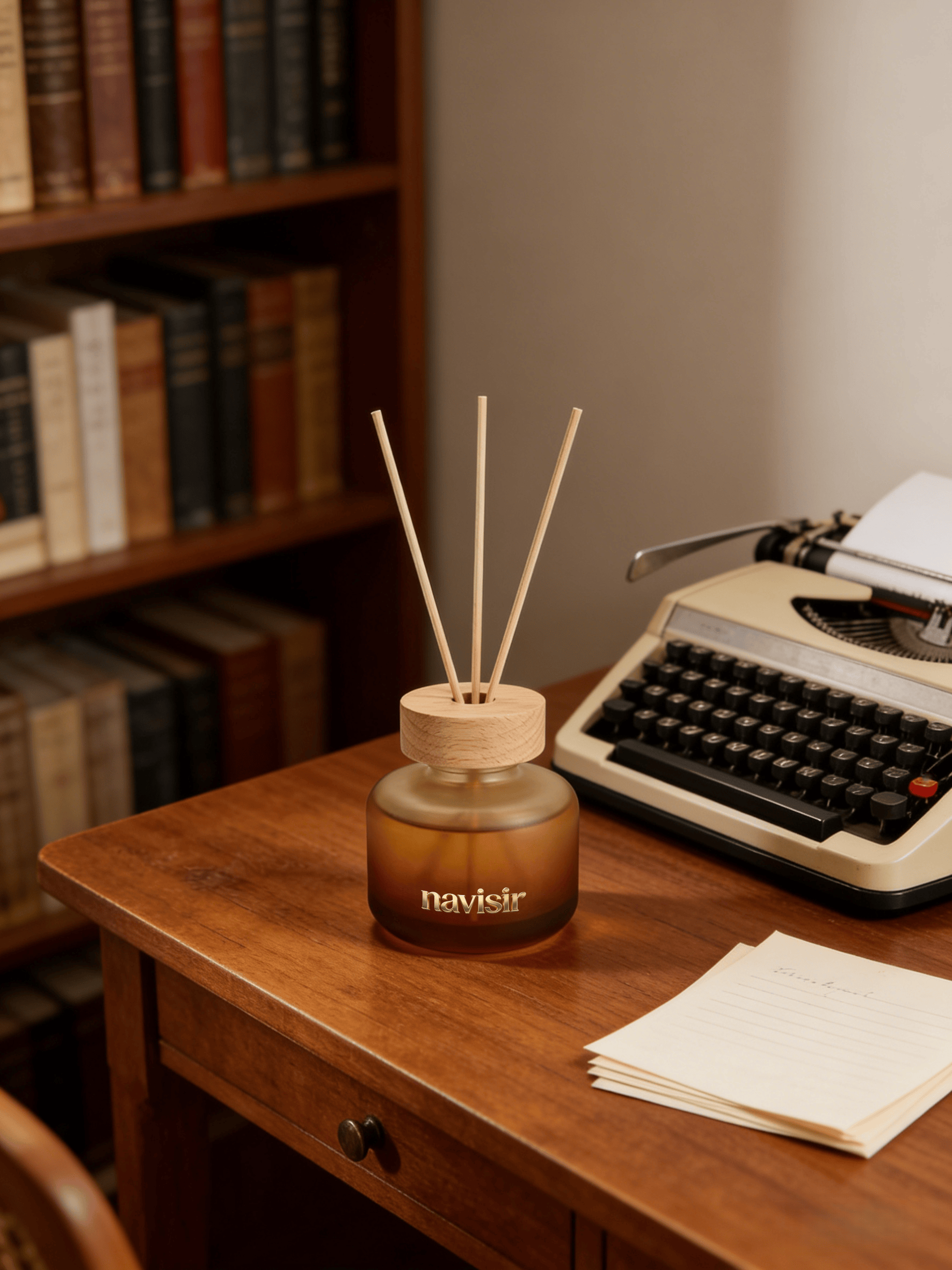 Navisir Minimalist Wood & Amber Diffuser