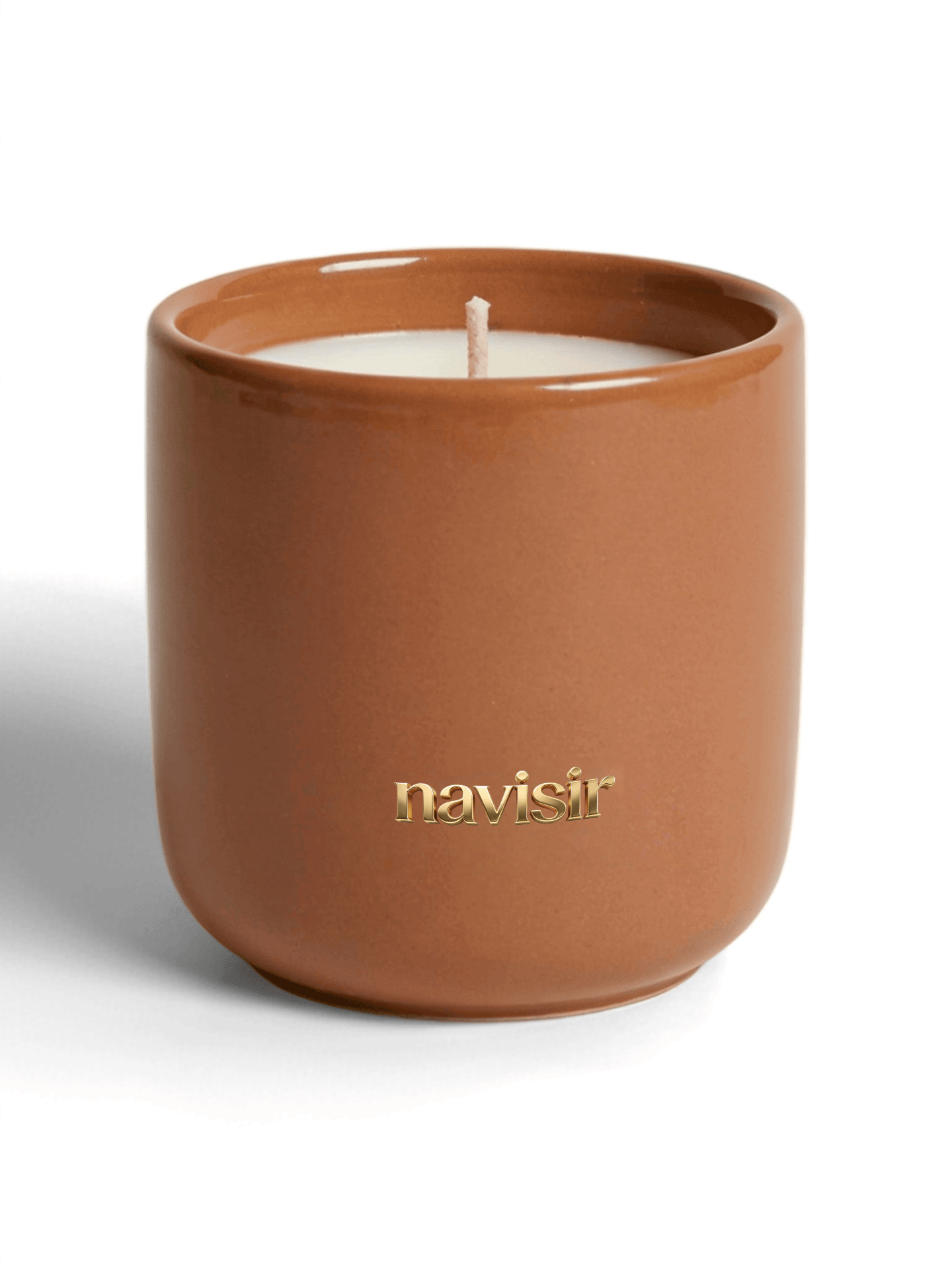 Navisir Terracotta Eggshell Ceramic Scented Candle