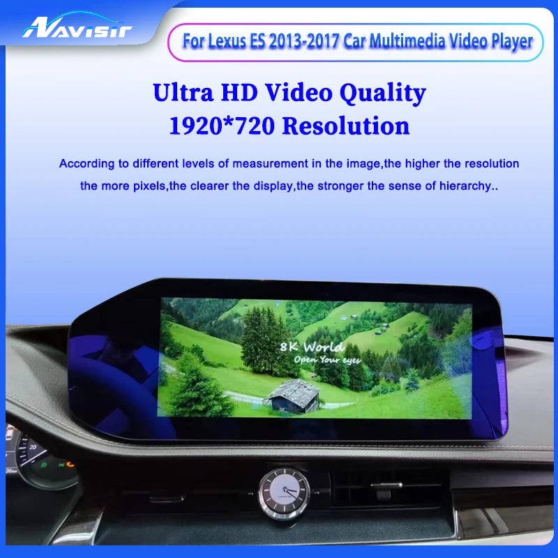 Lexus ES 200 250 300H 350 2013-2017 Car Radio Multimedia Video Player Wireless CarPlay & Android Auto