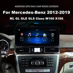 Mercedes ML GL GLE GLS W166 X166 2012-2019 Android System Car Multimedia Radio12.3 Inch Touch Screen