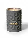 Navisir Concrete-Look 3D Relief Scented Candle