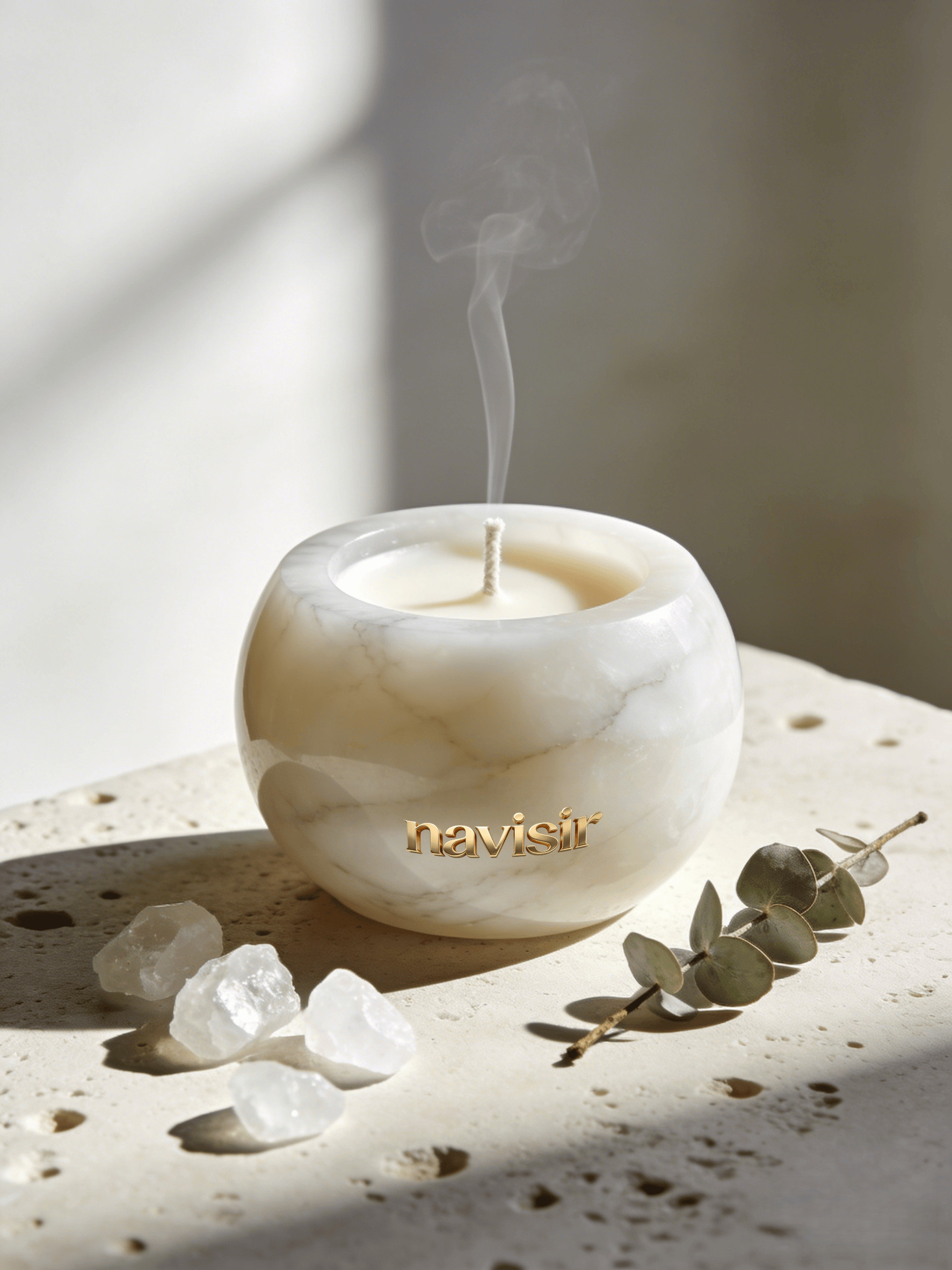 Navisir Milky Vein Wax Candle