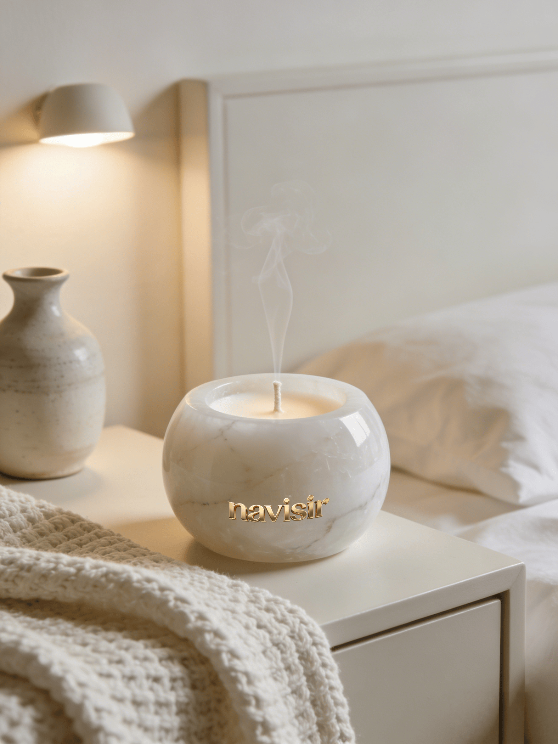 Navisir Milky Vein Wax Candle