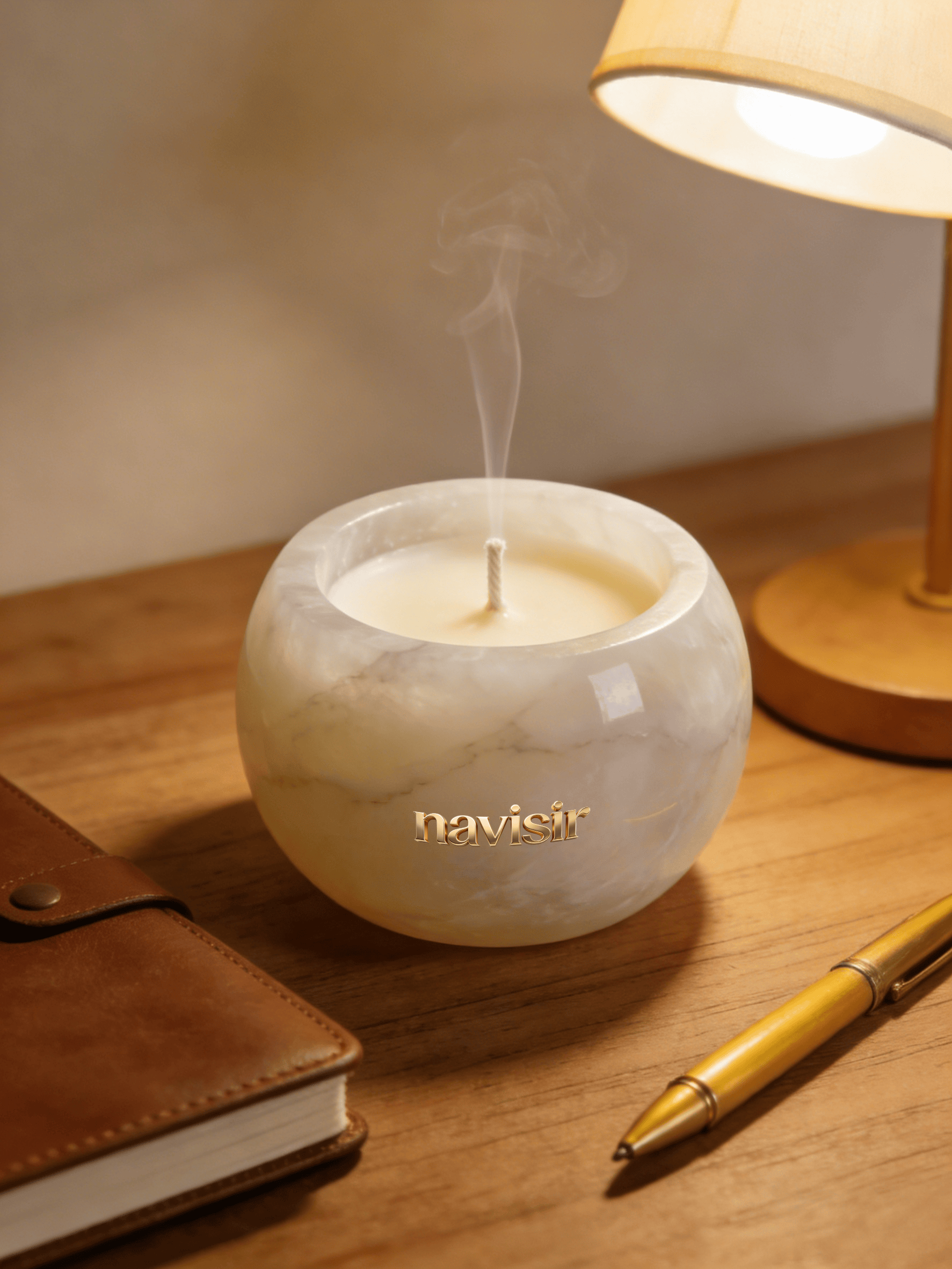 Navisir Milky Vein Wax Candle