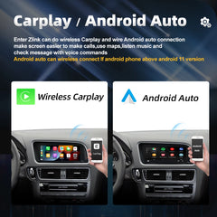 Audi A4 A5 2009-2016  Android 12 Multimedia Player Navigation GPS Apple Carplay